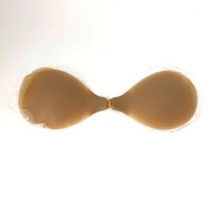 BOOMBA Invisibra Beige Size AA Ultra-Thin Silicone Adhesive Strapless Backless